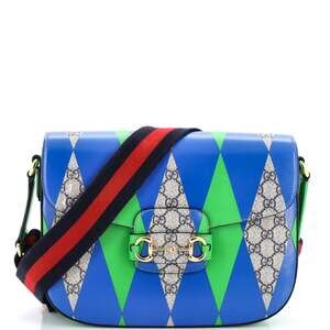 Gucci Horsebit Shoulder Bag Printed Gg #249327G98B